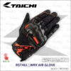 TAICHI RST461 夏季騎士手套 - 黑霓紅