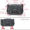 TANAX motoFizz MFK-251 Mini Field 後座包(黑橘)