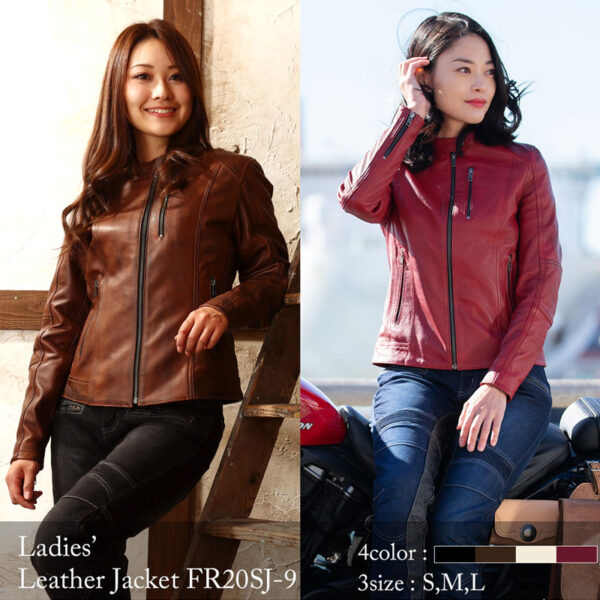 DEGNER FR20SJ-9 女版皮革防摔衣 (皮衣