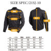 DEGNER 21SJ-10 夏季網眼防摔衣 - 極致黑 (7件式護具