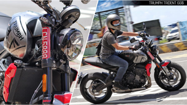 前叉透明車牌套 Trident660 StreetTriple 專用款