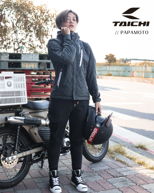 TAICHI RSJ321 防摔衣 - 線條黑 (防潑水