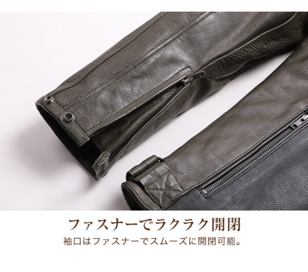 DEGNER 20WJ-2 皮革防摔衣 - 黑 (皮衣