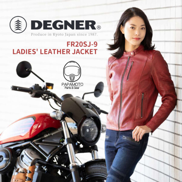 DEGNER FR20SJ-9 女版皮革防摔衣 (皮衣