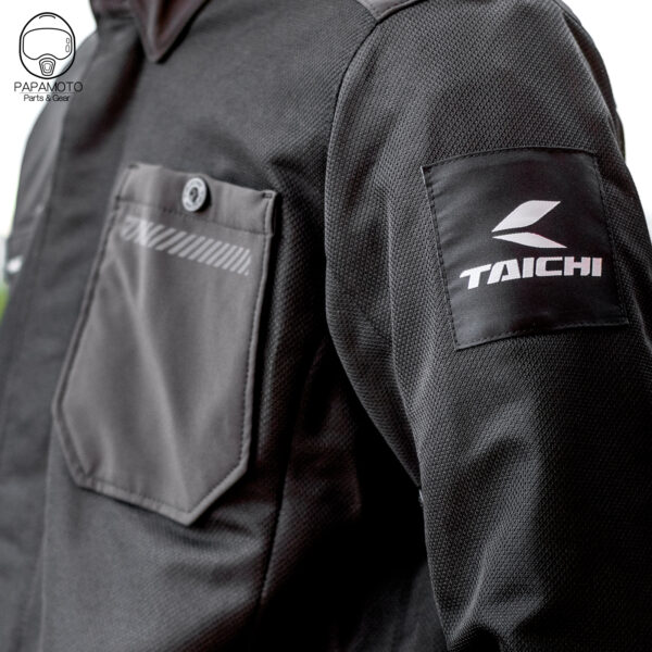 TAICHI RSJ339 夏季網眼防摔衣 - 黑 (軍裝 工裝