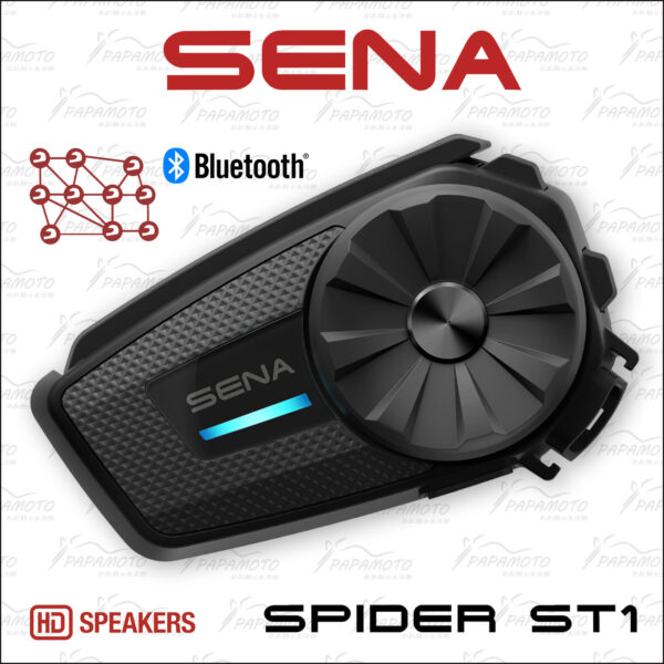 SENA SPIDER ST1 安全帽藍牙通訊系統 (Mesh 無線電