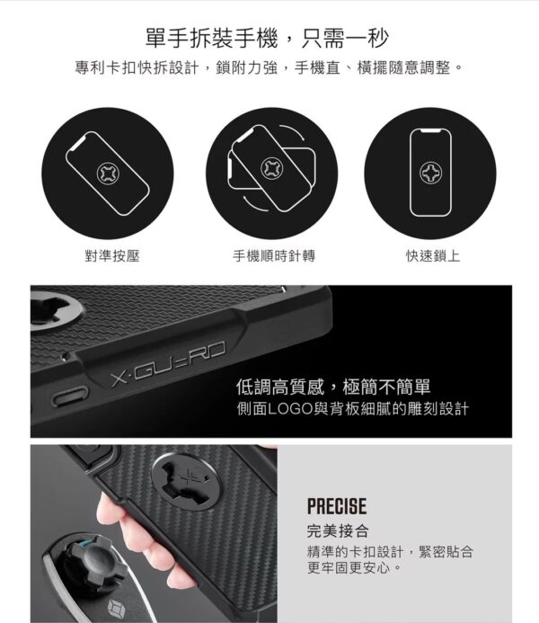 X-Guard iPhone14 Plus Pro Max 手機殼 (Cube 手機架