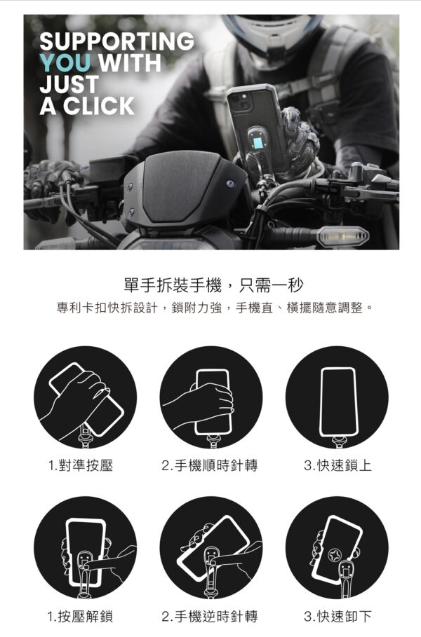 Intuitive Cube X-Guard 鋁合金握把用車架 (手機架