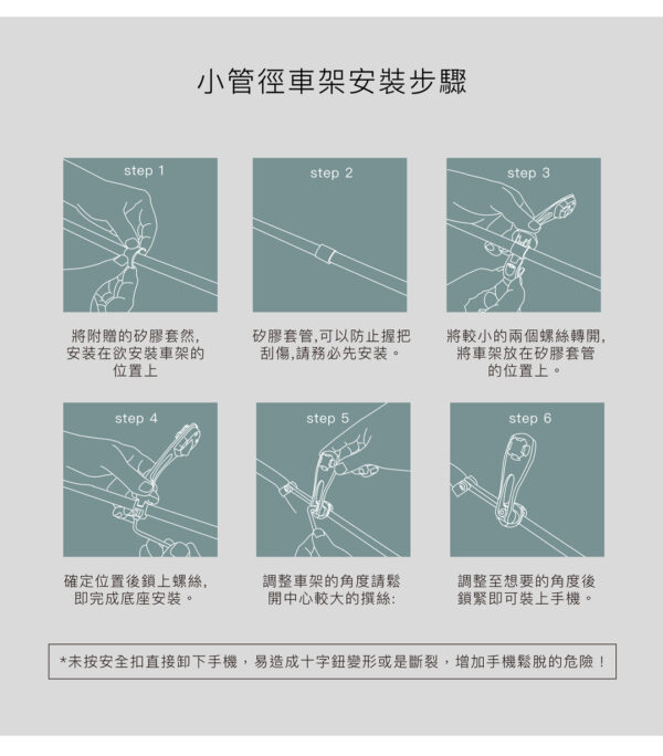 Intuitive Cube X-Guard 鋁合金後照鏡車架 (小管徑 手機架