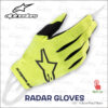 Alpinestars RADAR MX 越野手套-黃