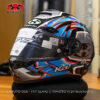 OGK KABUTO F17 GLANZ 全罩安全帽 - 藍灰