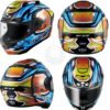 OGK KABUTO F17 GLANZ 全罩安全帽 - 藍黃