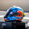OGK KABUTO F17 GLANZ 全罩安全帽 - 藍黃
