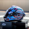OGK KABUTO F17 GLANZ 全罩安全帽 - 藍灰