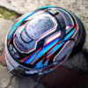 OGK KABUTO F17 GLANZ 全罩安全帽 - 藍灰