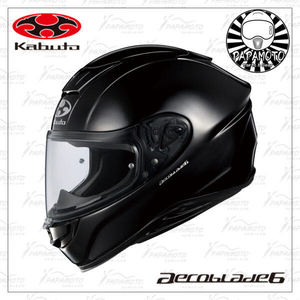 OGK KABUTO Aeroblade 6 全罩安全帽 - 黑 (空刀)