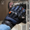 Alpinestars HALO 藍黑 夏季皮革騎士手套
