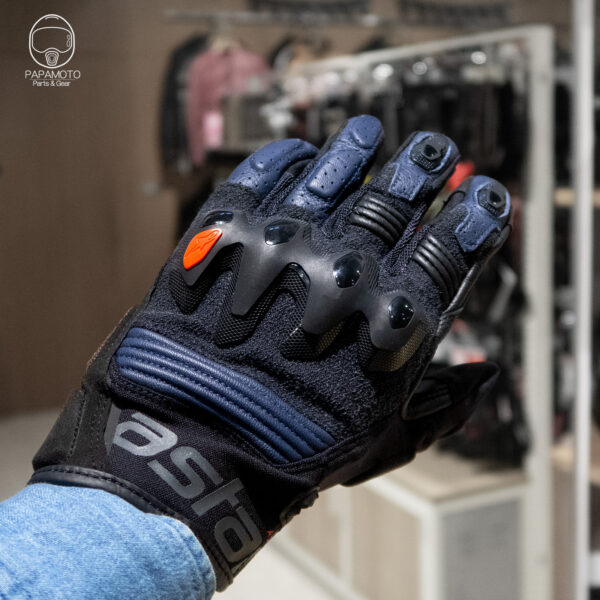 Alpinestars HALO 藍黑 夏季皮革騎士手套