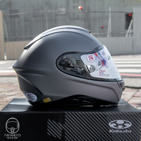 OGK KABUTO Aeroblade 6 全罩安全帽 - 金屬灰 (空刀)