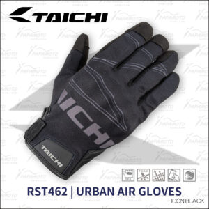 TAICHI RST462 夏季騎士手套 -Icon Black