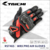 TAICHI RST465 夏季騎士手套 - 黑紅