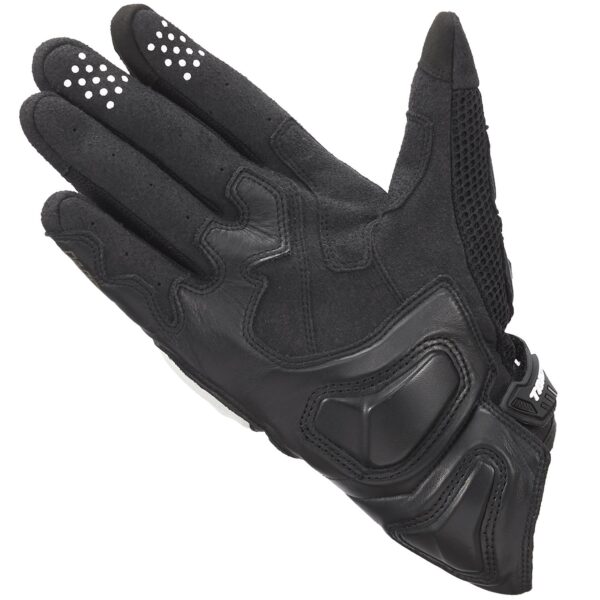 TAICHI RST465 夏季騎士手套 - 白黑