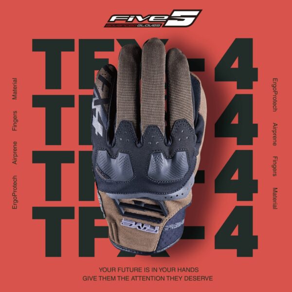 FIVE TFX4 越野騎士手套 - 咖啡色