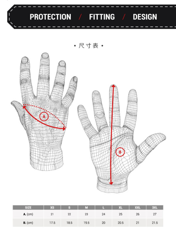 FIVE RS3 EVO 騎士手套 - 迷彩黑