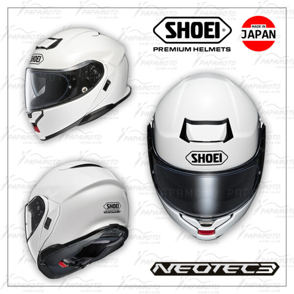 SHOEI NEOTEC3 - 白 (汽水帽 可樂帽