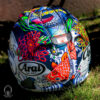 ARAI RX-7X ORIENTAL FLAT BLUE - 浮世繪