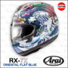 ARAI RX-7X ORIENTAL FLAT BLUE - 浮世繪