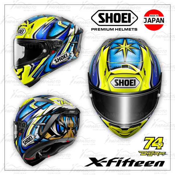 SHOEI X15 DAIJIRO TC-3 加藤大治郎
