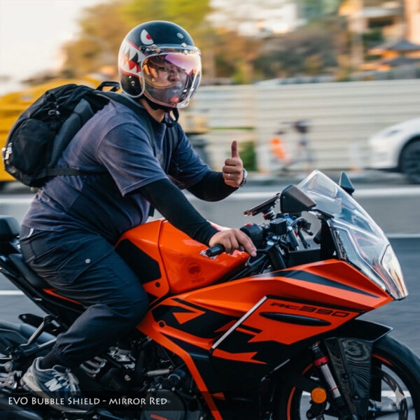 EVO_BubbleShield_Red3 EVO 三代 三扣式泡泡鏡 (電鍍鏡片)