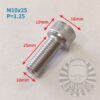白鐵螺絲 M10 M8 x 20 正牙 螺距1.25