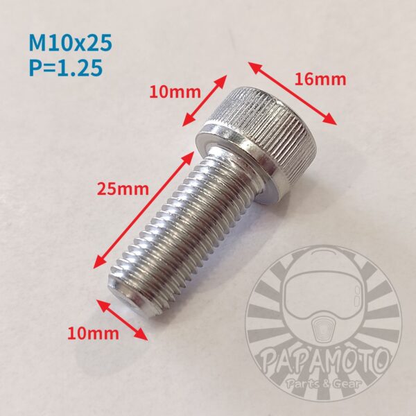 白鐵螺絲 M10 M8 x 20 正牙 螺距1.25