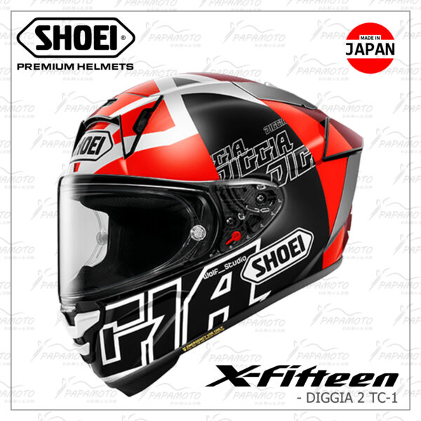 X15_DIGGIA2_1 SHOEI X15 DIGGIA 2