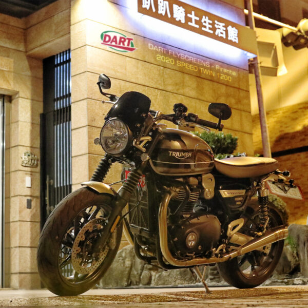 TRIUMPH SpeedTwin  - DART Piranha S3 短版風鏡