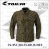 TAICHI RSJ353 夏季網眼防摔衣 - 卡其綠 (軍裝 工裝