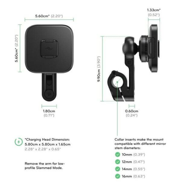 Peak Design 易快扣 小管徑手機座 (Qi2 無線充電)