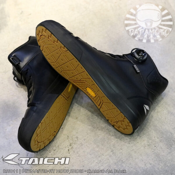 TAICHI RSS011 DRYMASTER 防水車靴 - 全黑 Clarino皮革