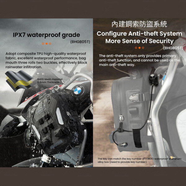 LOBOO 氣囊保桿防水包 6L 雙入裝