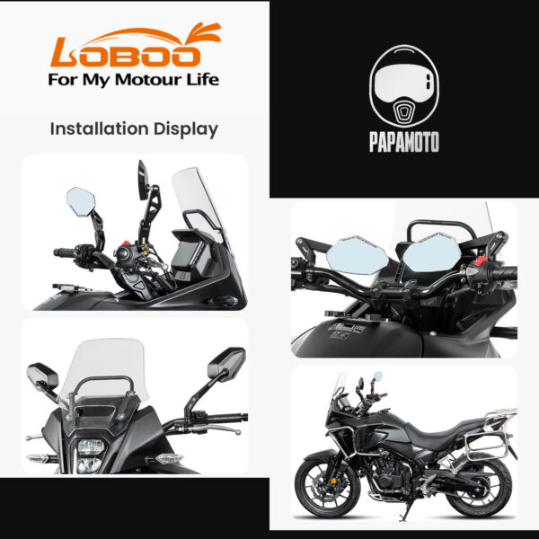 LOBOO RM03 廣角可折後照鏡