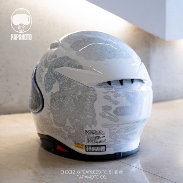 Z8_FEARLESS_TC6_5 SHOEI Z8 FEARLESS TC-6 (銀虎