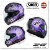 SHOEI Z8 MS-06R-1A TC-12 (黑色三連星