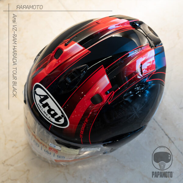 ARAI VZ-RAM Harada Tour - 黑地圖