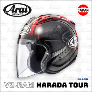 ARAI VZ-RAM Harada Tour - 黑地圖