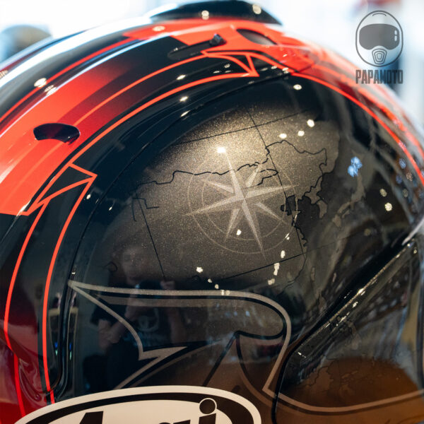 ARAI VZ-RAM Harada Tour - 黑地圖