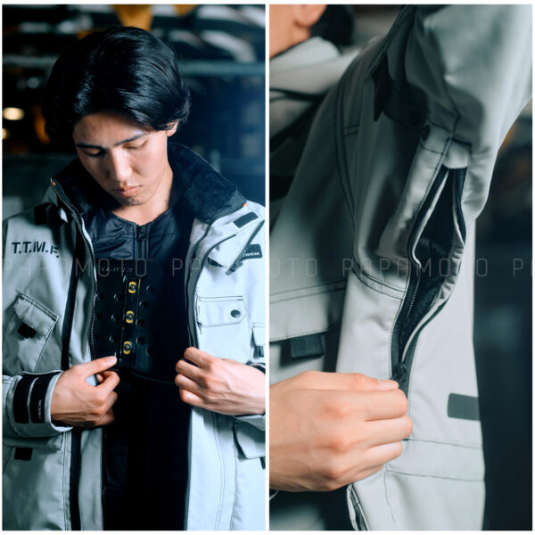 TAICHI RSJ726 四季型工裝防摔衣 - 淺灰