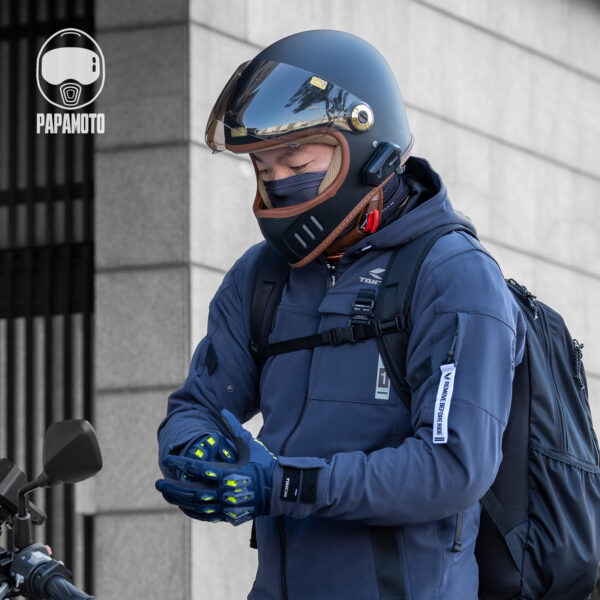 FIVE STUNT EVO2 騎士手套 - 藍黃