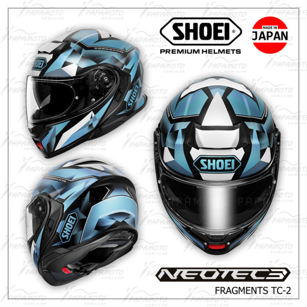 SHOEI NEOTEC3 FRAGMENTS TC-2